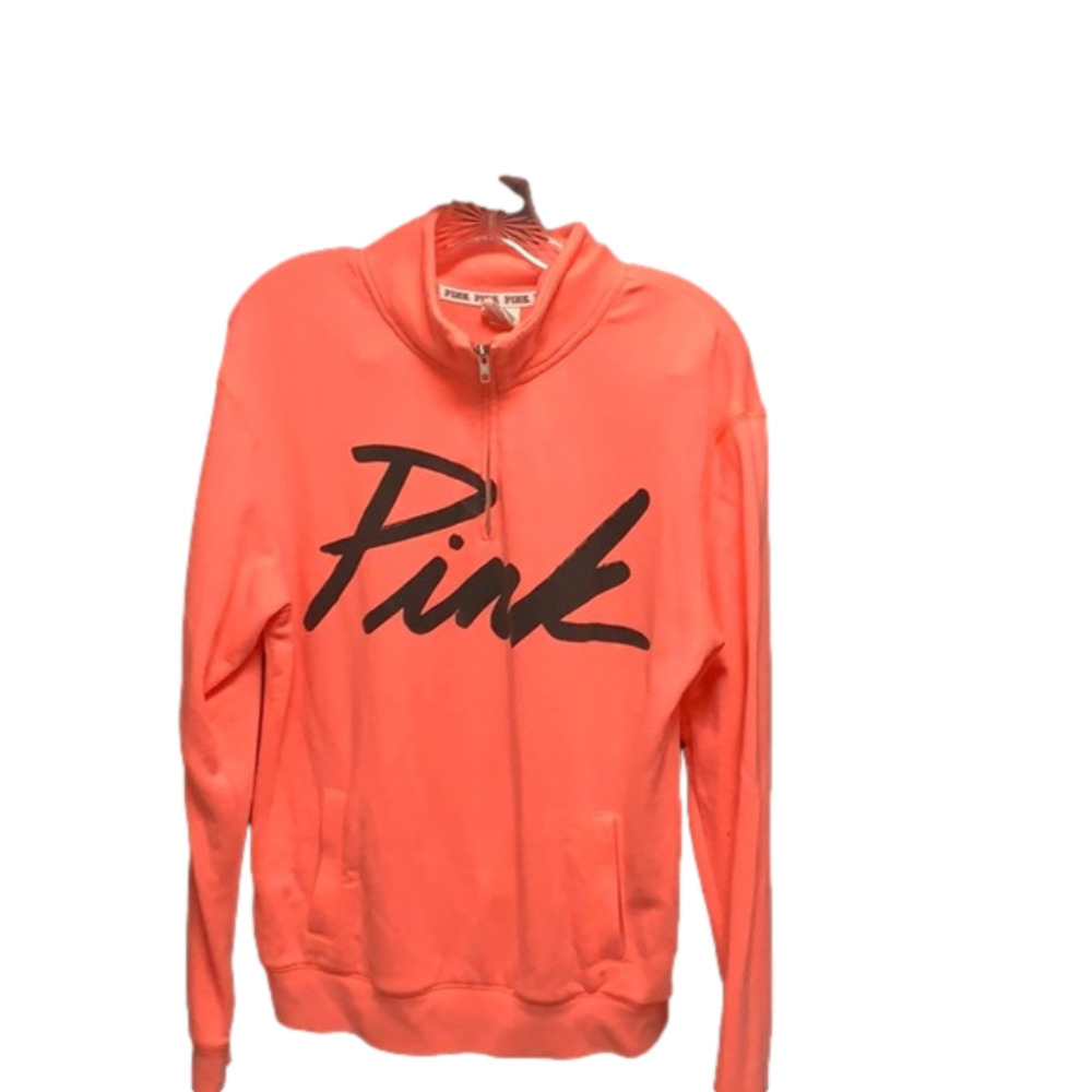 VS PINK 3/4 zip sweatshirt